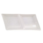 Plato con divisiones, de 24.5 cm, de porcelana, PRINZ