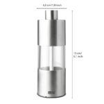 Molino de acero inoxidable, de 13 cm, Adhoc