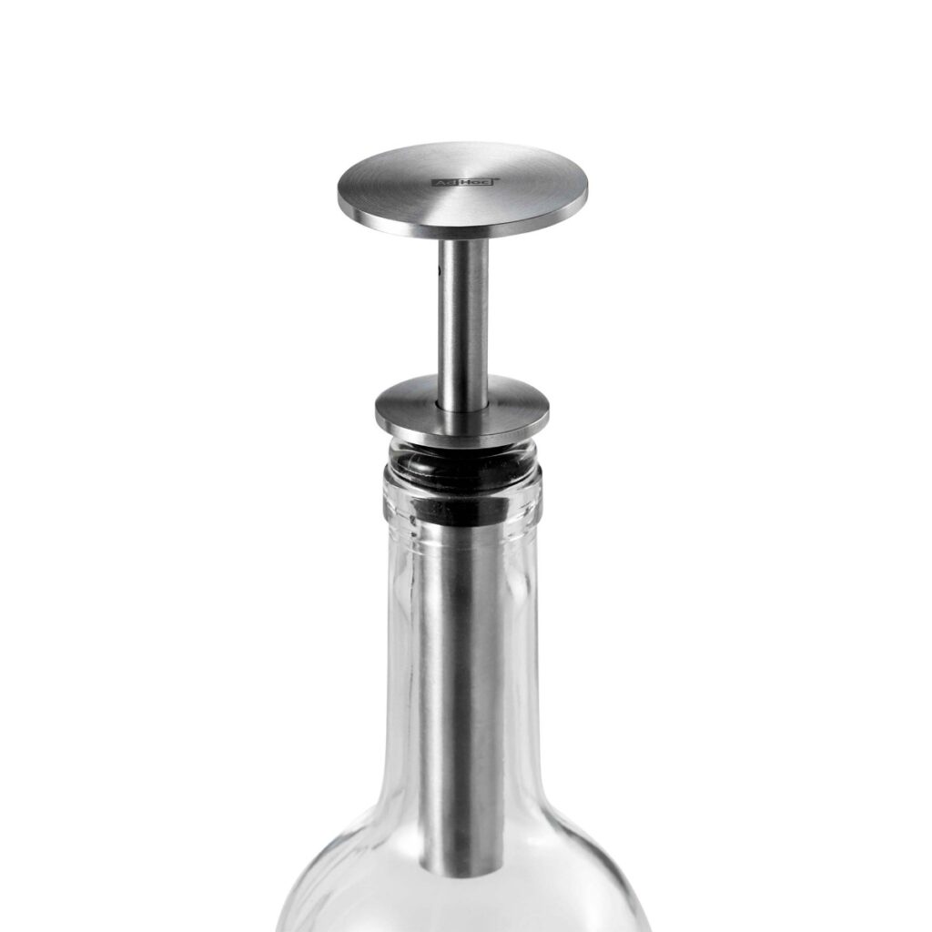 Bomba de vacio para vino, de acero inoxidable, ADHOC