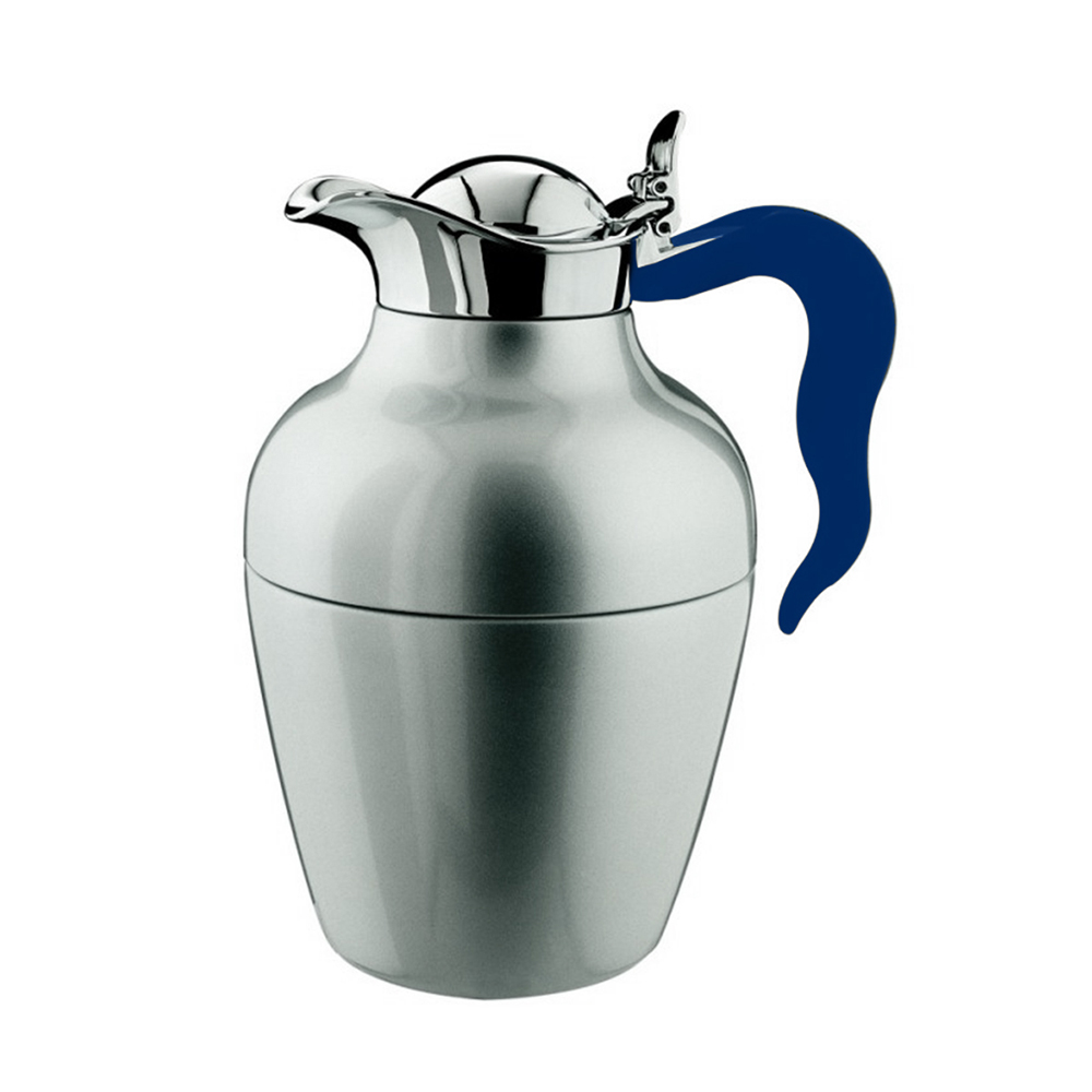 Jarra térmica aluminio con mango azul cobalto 1 l twist alfi