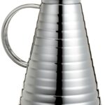 jarra térmica con dosificador cromado rayado y 8 tazas 1000 ml vulcano