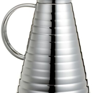 jarra térmica con dosificador cromado rayado y 8 tazas 1000 ml vulcano