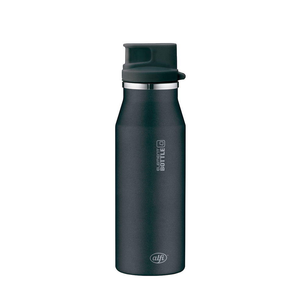 tarro vaso térmico acero inoxidable negro 600 ml ”element bottle” alfi