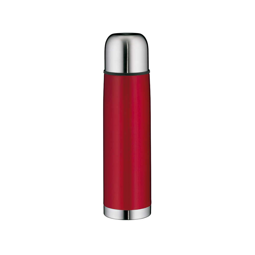 botella térmica doble pared acero inox rojo 0,75 l isotherm eco alfi