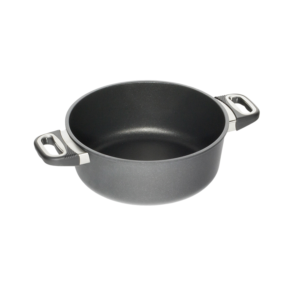 cacerola con dos asas laterales d26 h10 cm 4 l amt