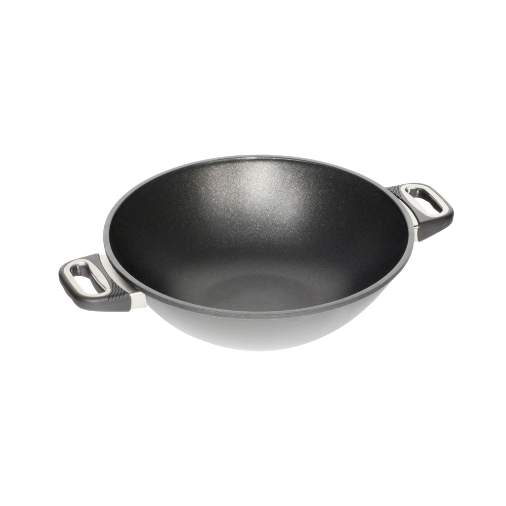 wok con asas laterales 32 cm 3 l amt