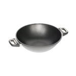 wok con asas laterales 32 cm 3 l amt