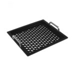 parrilla con superficie con trazado bbq perforada 37x33x2 cm amt