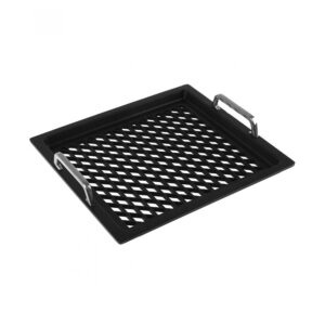 parrilla con superficie con trazado bbq perforada 37x33x2 cm amt