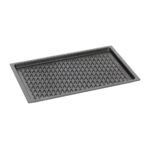 parrilla gn 1 1 con fondo bbq con 2 asas s s 53x33x2 cm amt