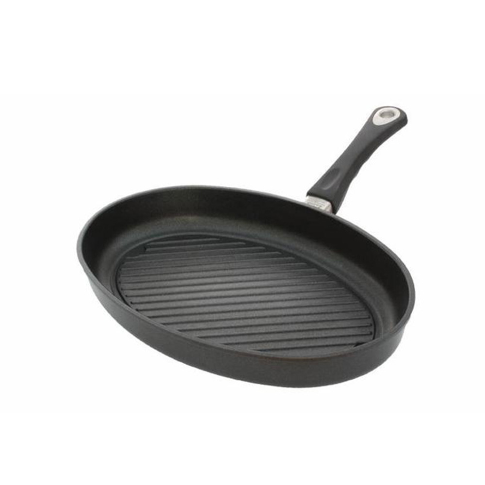 sartén para pescado con fondo bbq 35x24x5 cm amt