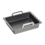 sartén plancha alto con asas y superficie grill 27x33x5 cm amt