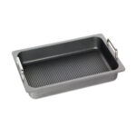 sartén plancha alto con asas y superficie grill 27x33x5 cm amt
