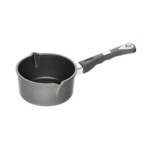 cacerola con mango largo para leche y salsas d16 h8 cm 0,9 l amt