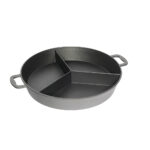 paellera con asas de aluminio fundido d65 cm amt