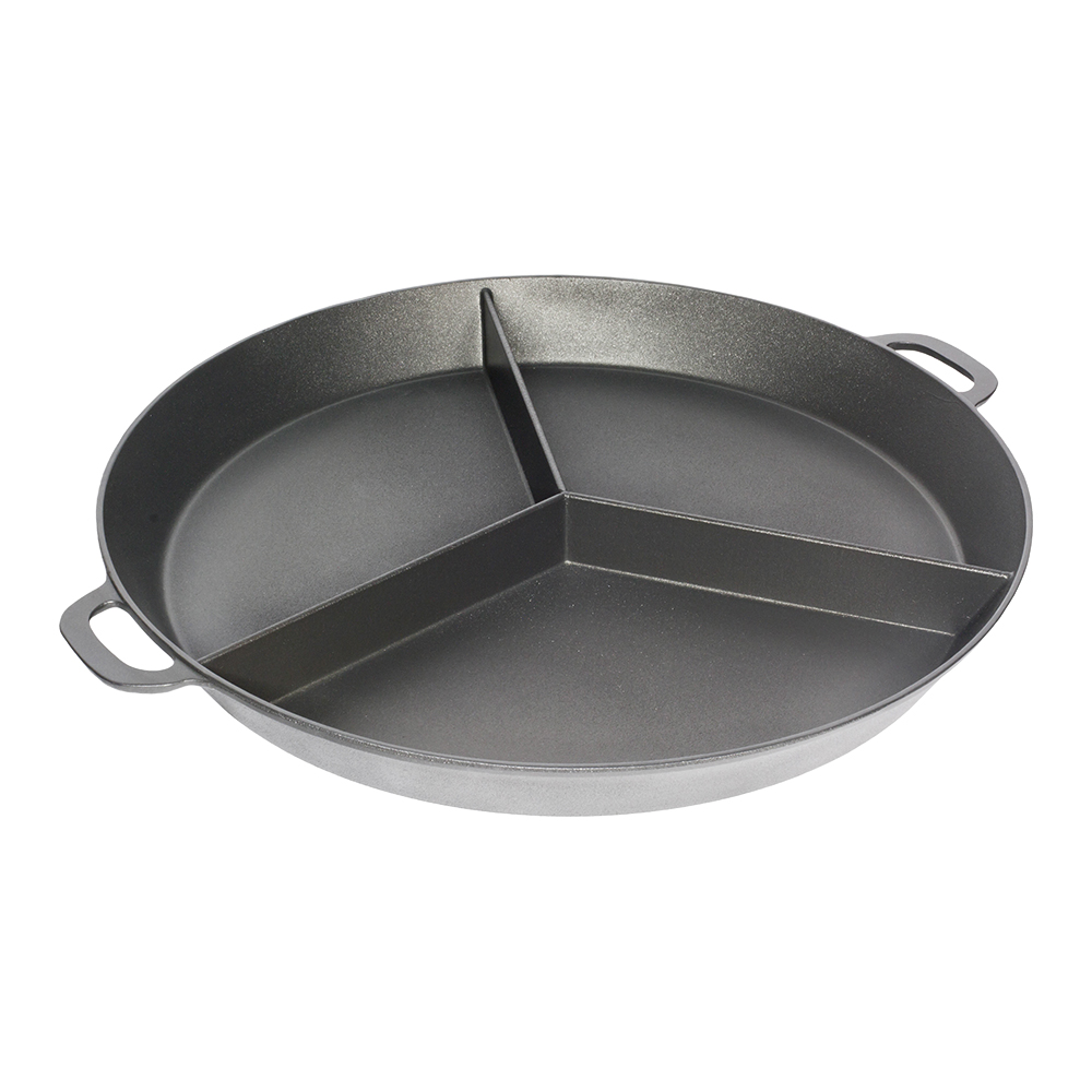 paellera con asas de aluminio fundido d80 cm amt