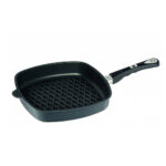 sartén cuadrado con fondo bbq 28x28x5 cm amt