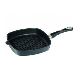 sartén cuadrado con fondo bbq 28x28x5 cm amt
