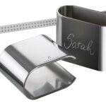 Juego de anillos para servilletas, 2 piezas, incluye lápiz, Auerhahn