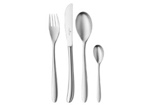 Juego de cubiertos de 4 piezas, ”SILK”, Auerhahn