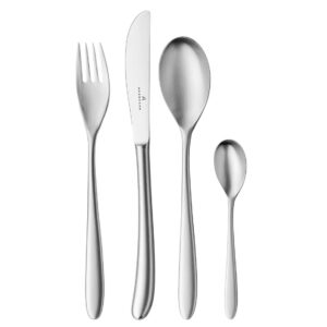 Juego de cubiertos de 4 piezas, ''SILK'', Auerhahn