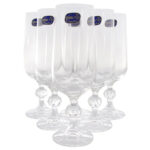 juego de 6 flautas para champagne 180 ml claudia