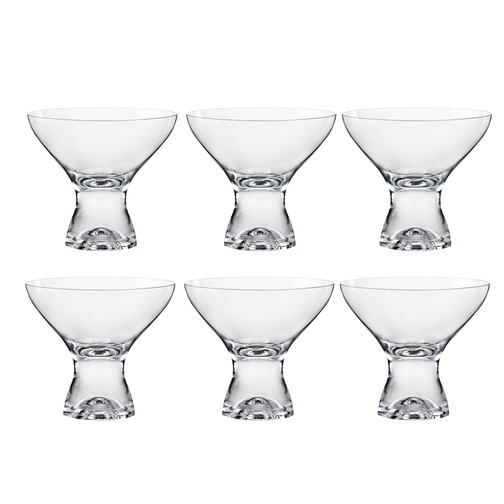 juego de 6 copas para cocktail 330 ml samba