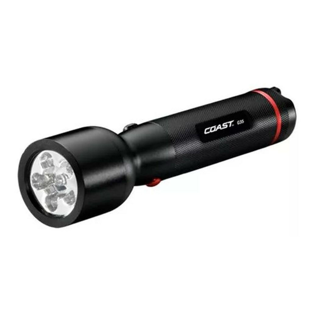 linterna de mano v2 6 chip dual flashlight 15.75 cm 83 lumens bat. 3xaaa (1.5v) clampack