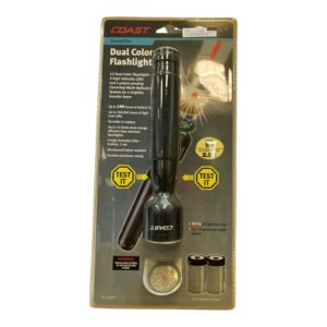 linterna de mano v2 9 chip dual color flashlight 22.23 cm 59 lumens bat. 2xc (1.5v) clampack