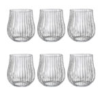 Juego de 6 vasos 350 ml ”tulipa optic”