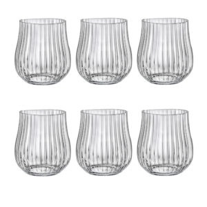 Juego de 6 vasos 350 ml ”tulipa optic”