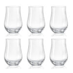 Juego de 6 vasos tumbler highball, de 450 ml, ”TULIPA”, Crystalex