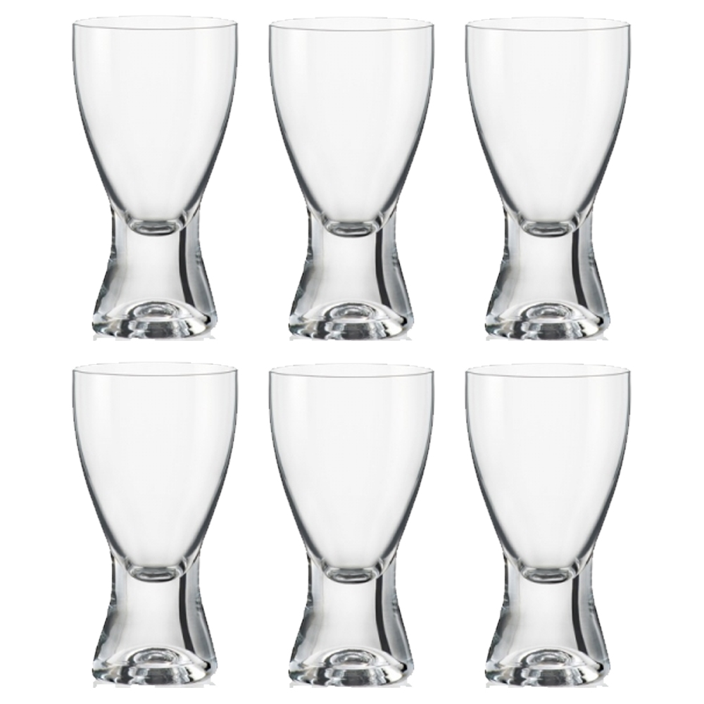 juego de 6 vasos 200 ml samba