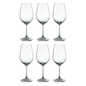 Juego de 6 copas para vino tinto, de 550 ml, ”VIOLA”, Crystalex
