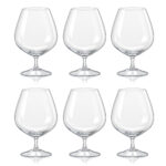 Juego de 6 copas para brandy, de 600 ml, ”VIOLA”, Crystalex