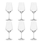 Juego de 6 copas para vino de 350 ml, ”Tulipa”, Crystalex