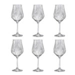 Juego de 6 copas para vino 350 ml ”tulipa optic”, Crystalex