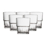 Juego de 6 vasos 16 cl d6.6 cm h7.9 cm c empilable, DURALEX