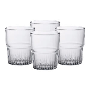 Juego de 4 vasos 20 cl d7.1 cm h8.6 cm c empilable, DURALEX