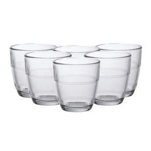 Juego de 6 vasos 16 cl d7.1 cm h6.9 cm b gigogne, DURALEX