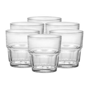 Juego de 6 vasos 20 cl d7.4 cm h7.6 cm b lola, DURALEX