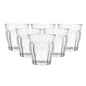 Juego de 6 vasos 13 cl d6.9 cm h7.2 cm b picardie, DURALEX