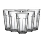 Juego de 6 vasos 50 cl d9.4 cm h14.5 cm b picardie, DURALEX
