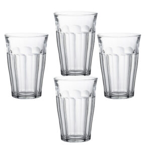 Juego de 4 vasos 50 cl d9.4 cm h14.5 cm picardie, DURALEX