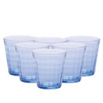 Juego de 6 vasos 17 cl d7.4 cm h7.8 cm b prisme marine optico, DURALEX