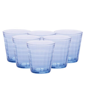 Juego de 6 vasos 17 cl d7.4 cm h7.8 cm b prisme marine optico, DURALEX