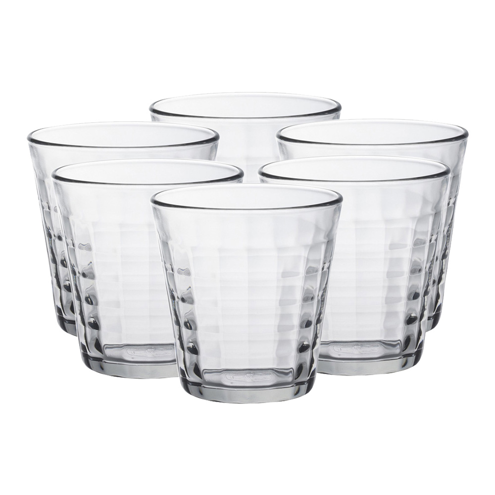 Juego de 6 vasos 22 cl d7.9 cm h8.6 cm b prisme optico, DURALEX