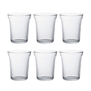 Juego de 6 vasos 22 cl d7.7 cm h9.3 cm b universel, DURALEX