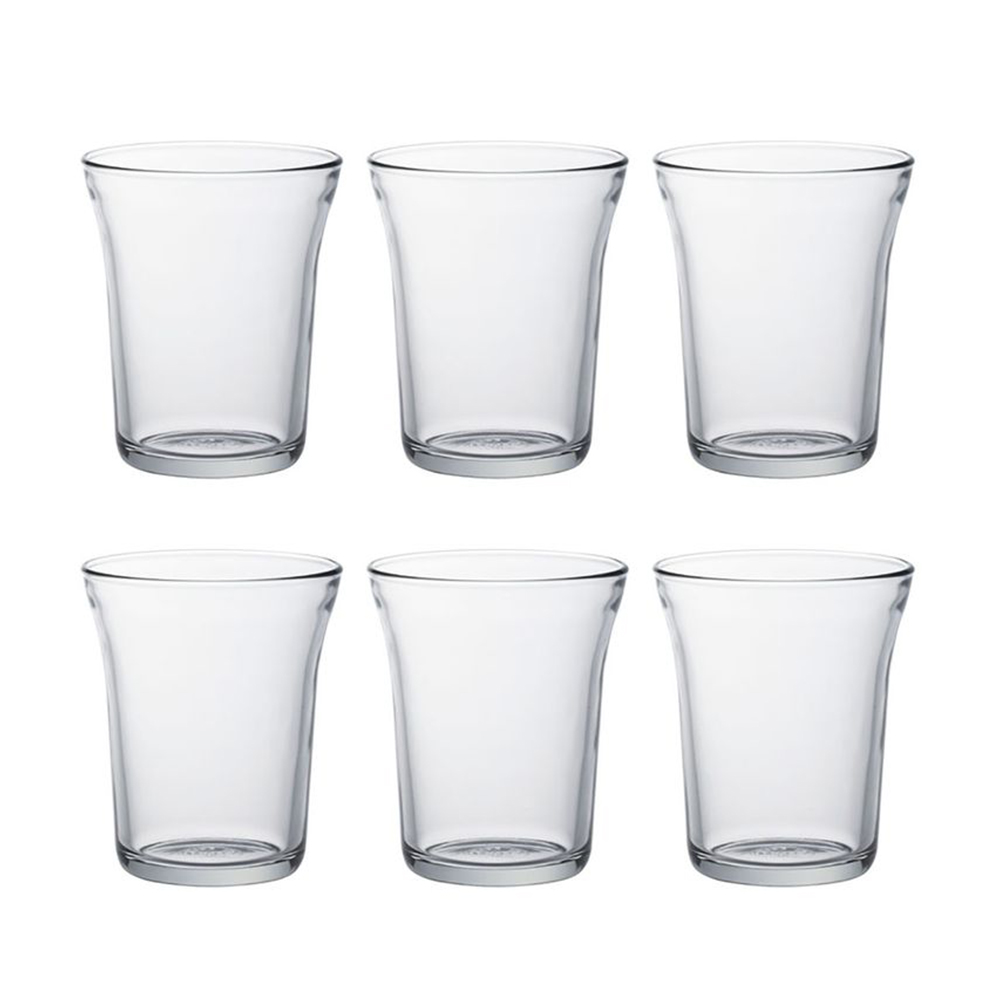 Juego de 6 vasos 22 cl d7.7 cm h9.3 cm b universel, DURALEX