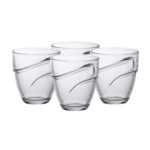 Juego de 4 vasos 16 cl d7 cm h7.5 cm c wave, DURALEX